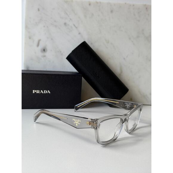 NEW Prada PR B01V Clear Cat Eye Eyeglasses Frames main image 4
